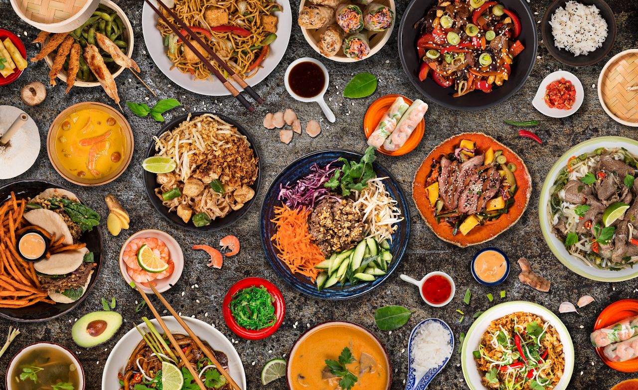 1280 Cusine Vietnam and Thai cuisine shutterstock 1383065213