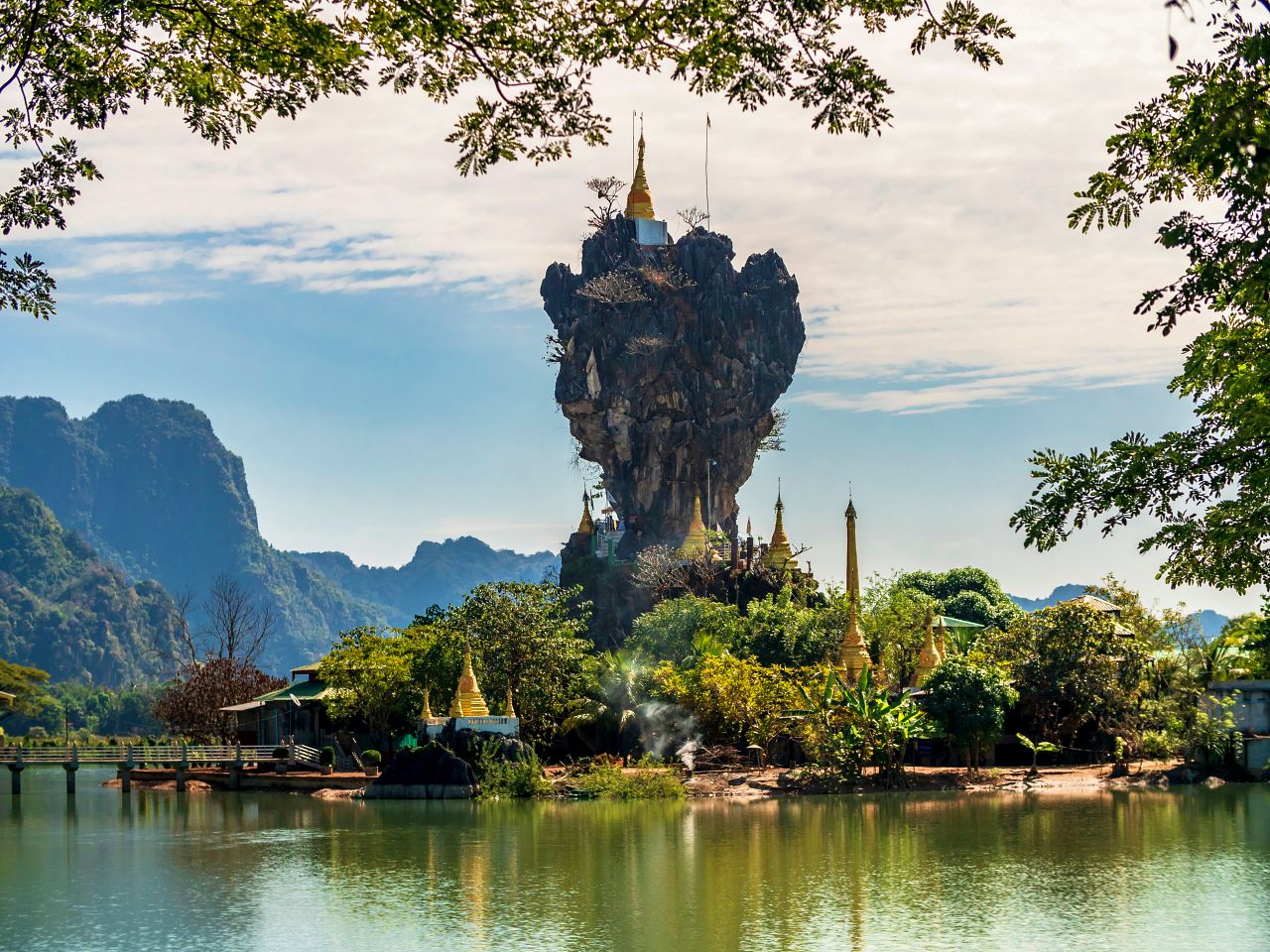 1280 Kreativ Unique enchanting Buddhist Kyauk Kalap Pagoda in Hpa An Myanmar shutterstock 1181664136