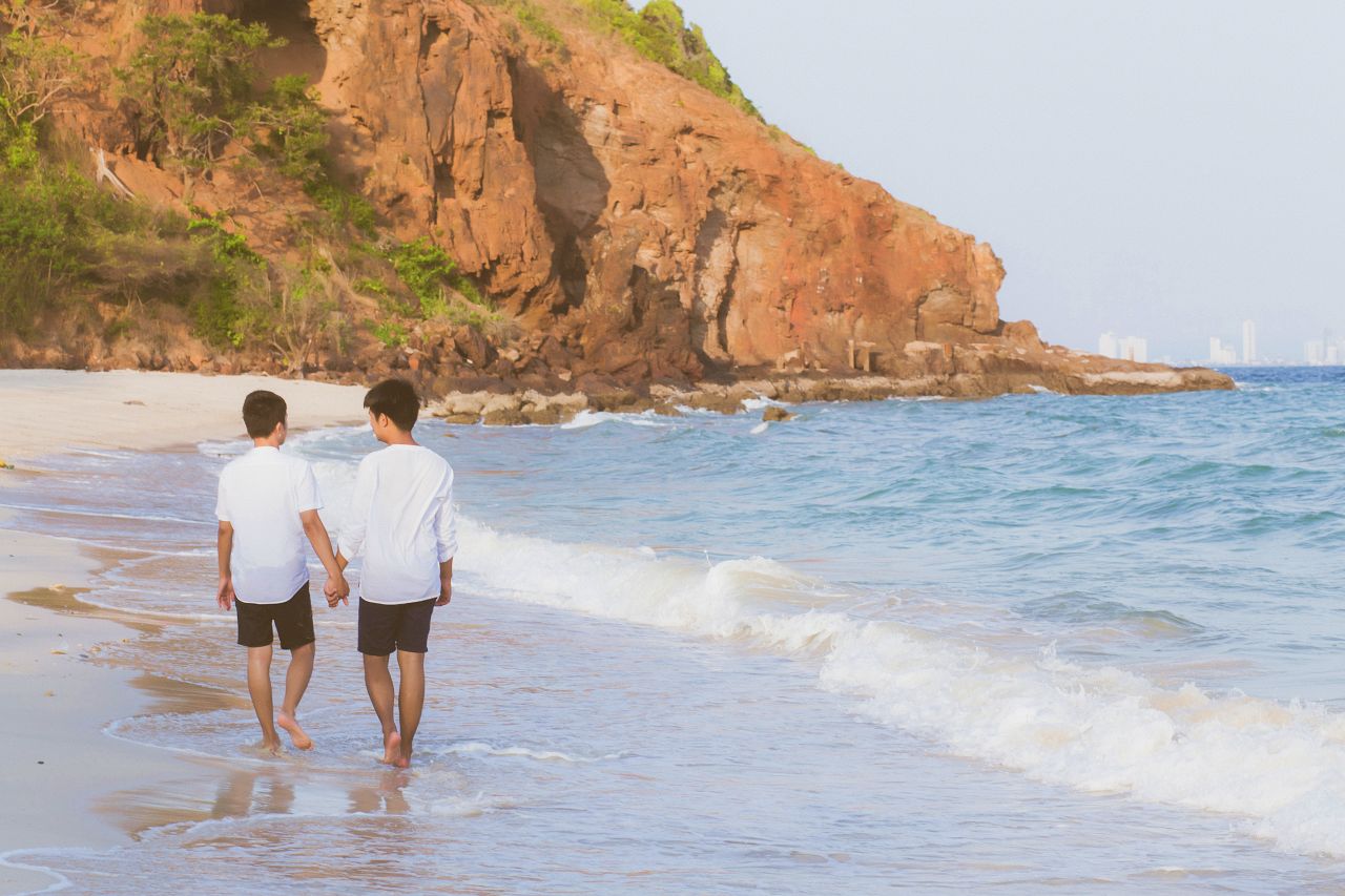1280 Tolerant Back view homosexual portrait young asian couple shutterstock 1577589325