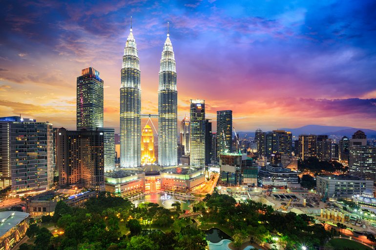 770 Kuala Lumpur Kuala lumpur city skyline at dusk shutterstock 745400289