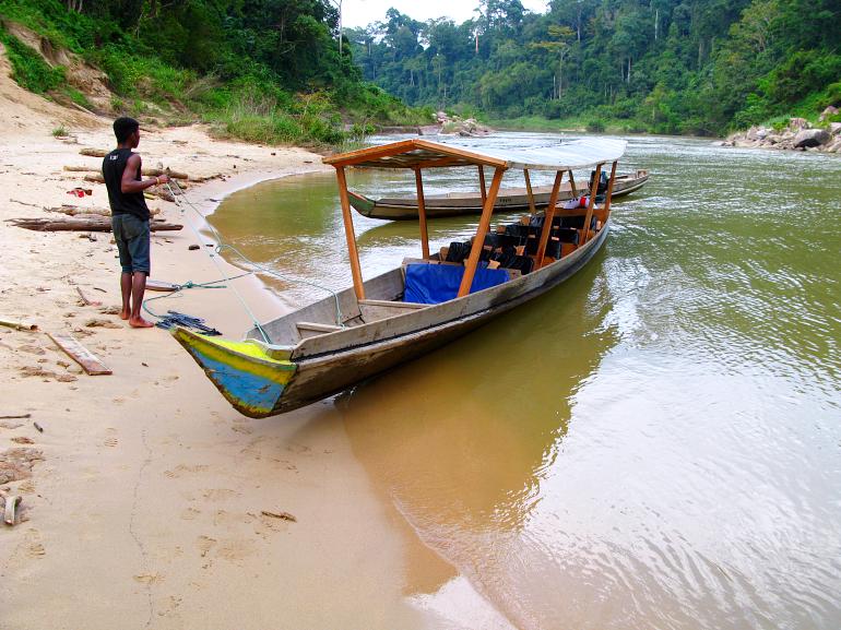 770 Taman Negara The boat in Taman Negara national park Malaysia
