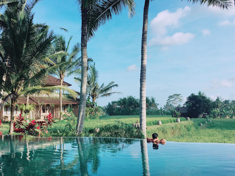 770 blick aus dem Pool