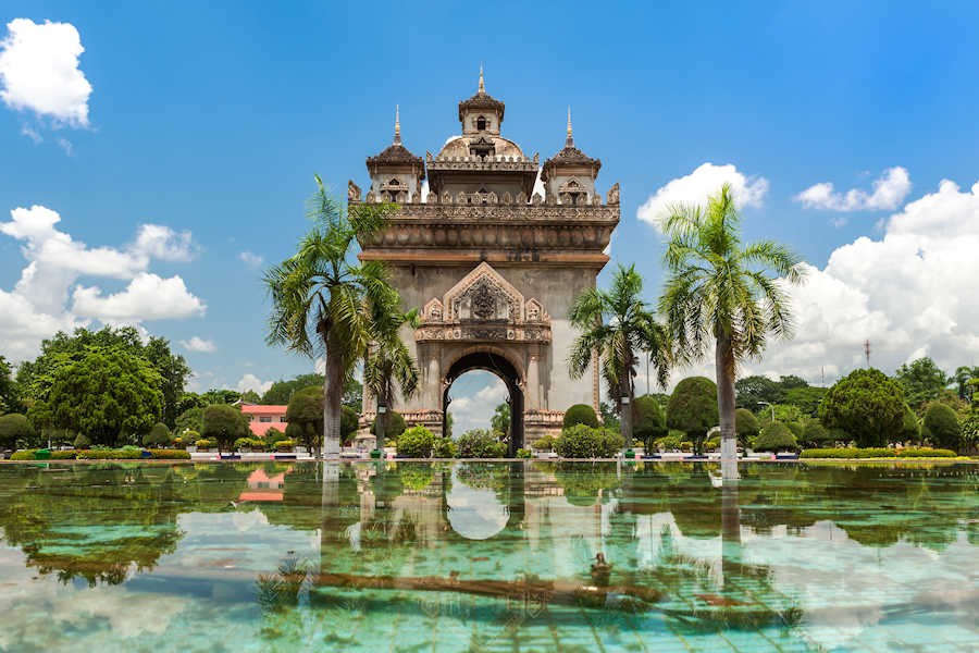 900 Patuxai Monument In Vientiane shutterstock 695696737