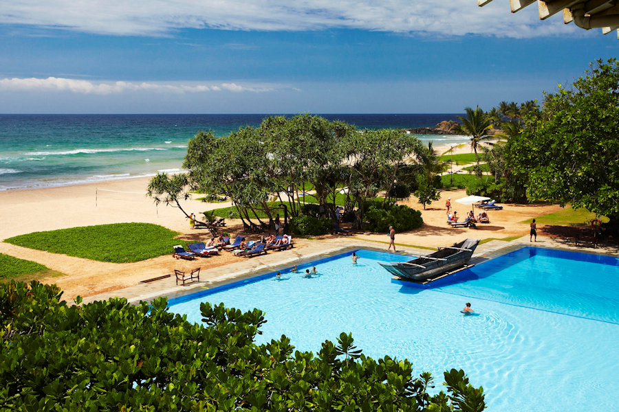 900 blick zum Strand heritance ahungalla exterior 5
