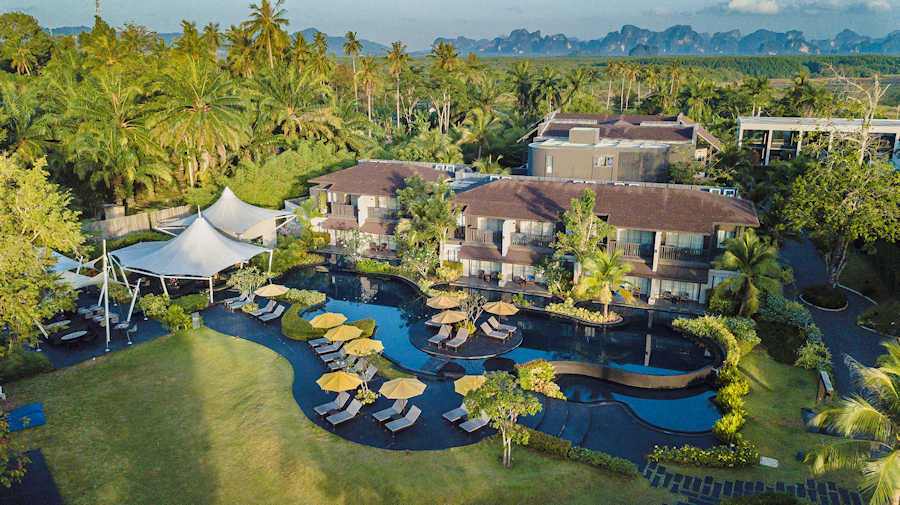 Web900 Aerial Shot of Manta Pool family pool