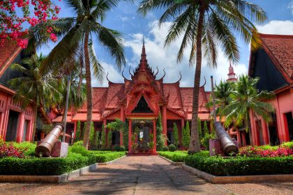 1280 Garden inside National Museum in Phnom Penh shutterstock 30714577